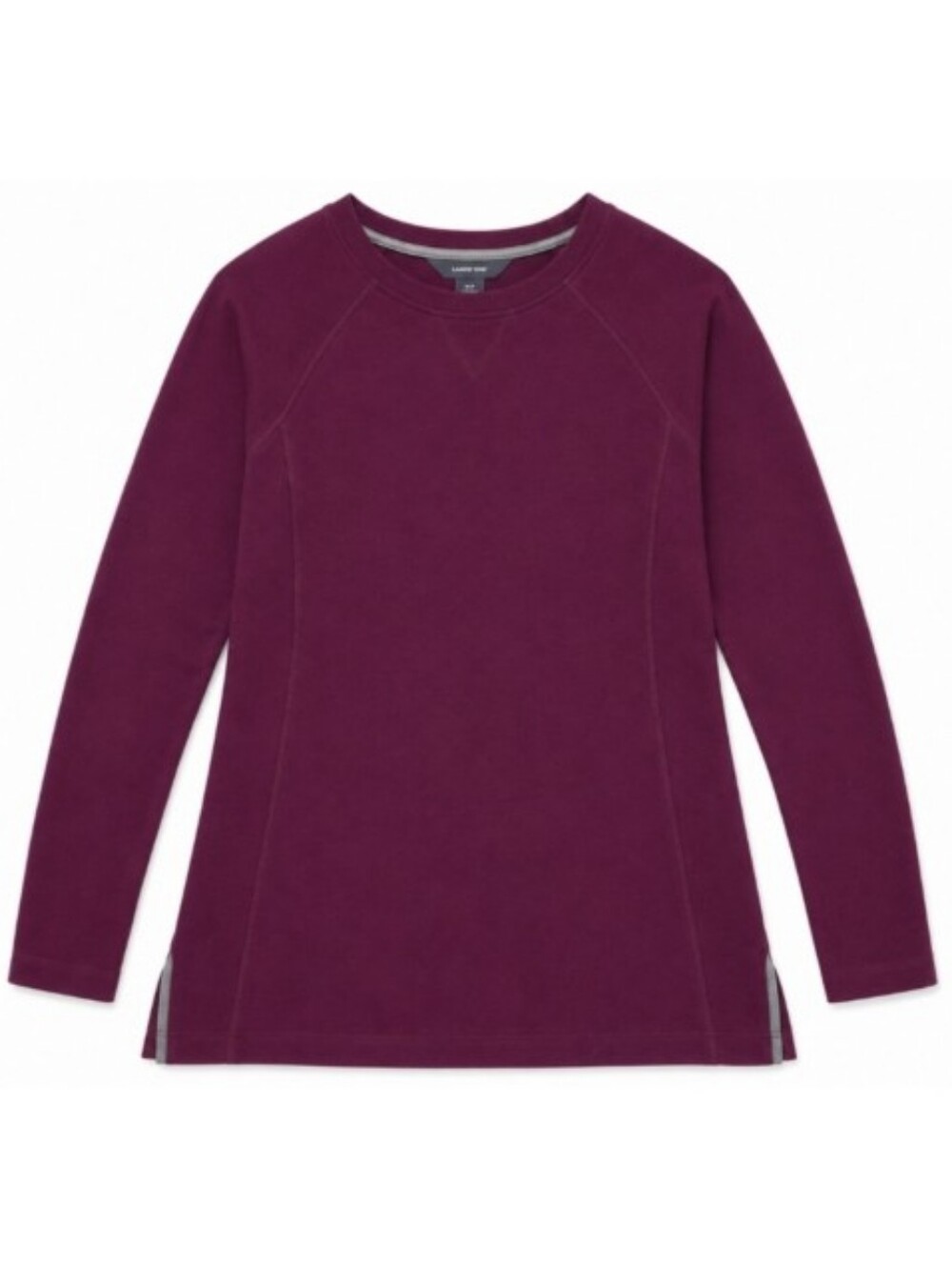 Lands’ End Burgundy Berry Pullover Sweater M/P 10-12 Cozy Casual